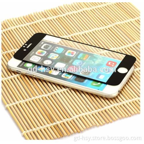 HUYSHE anti-scratch round edge for iphone 7 tempered glass 3d curved screen protector